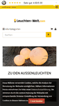 Mobile Screenshot of leuchten-welt.com